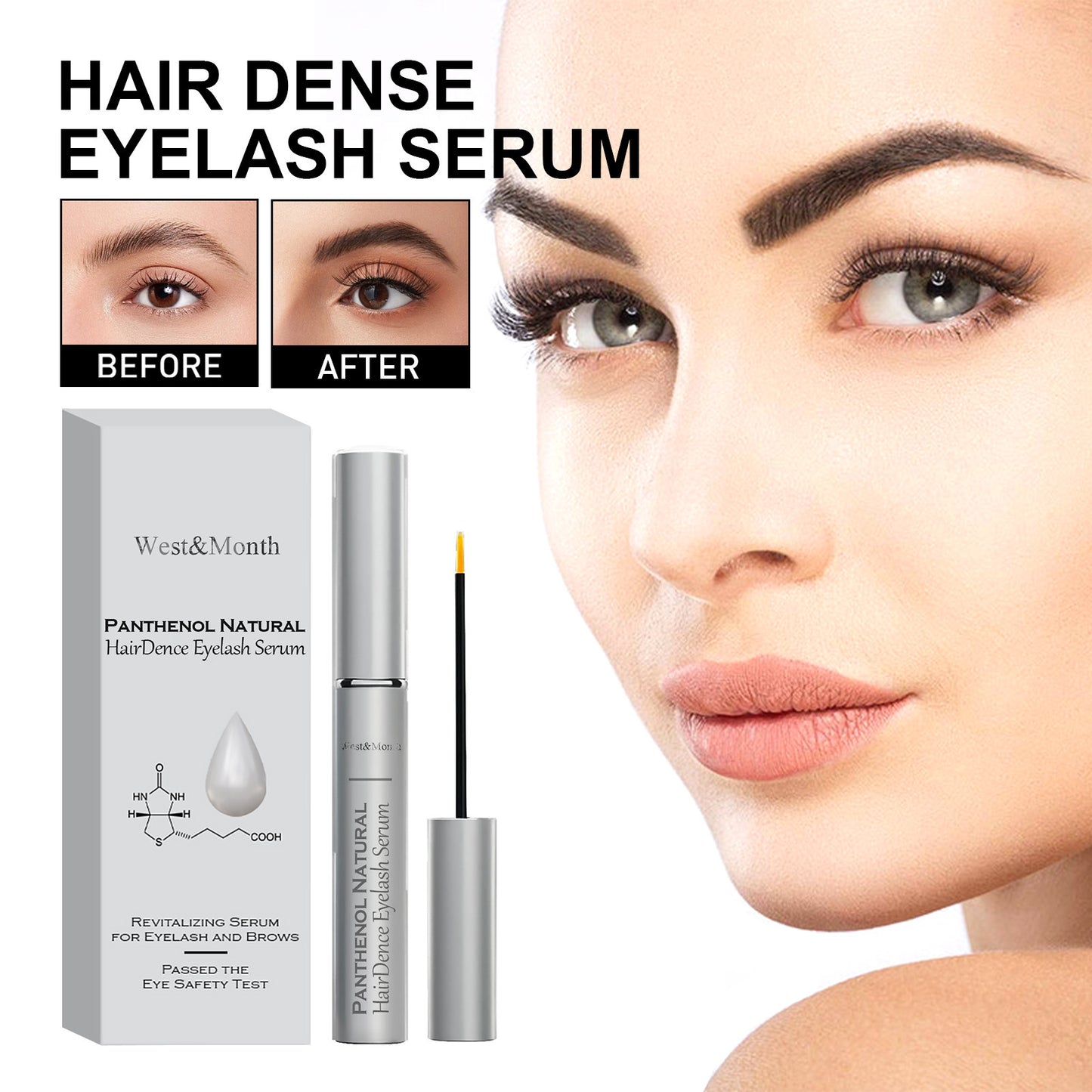 Wimpernserum – Natürliches Serum für lange & geschwungene Wimpern (3ml)