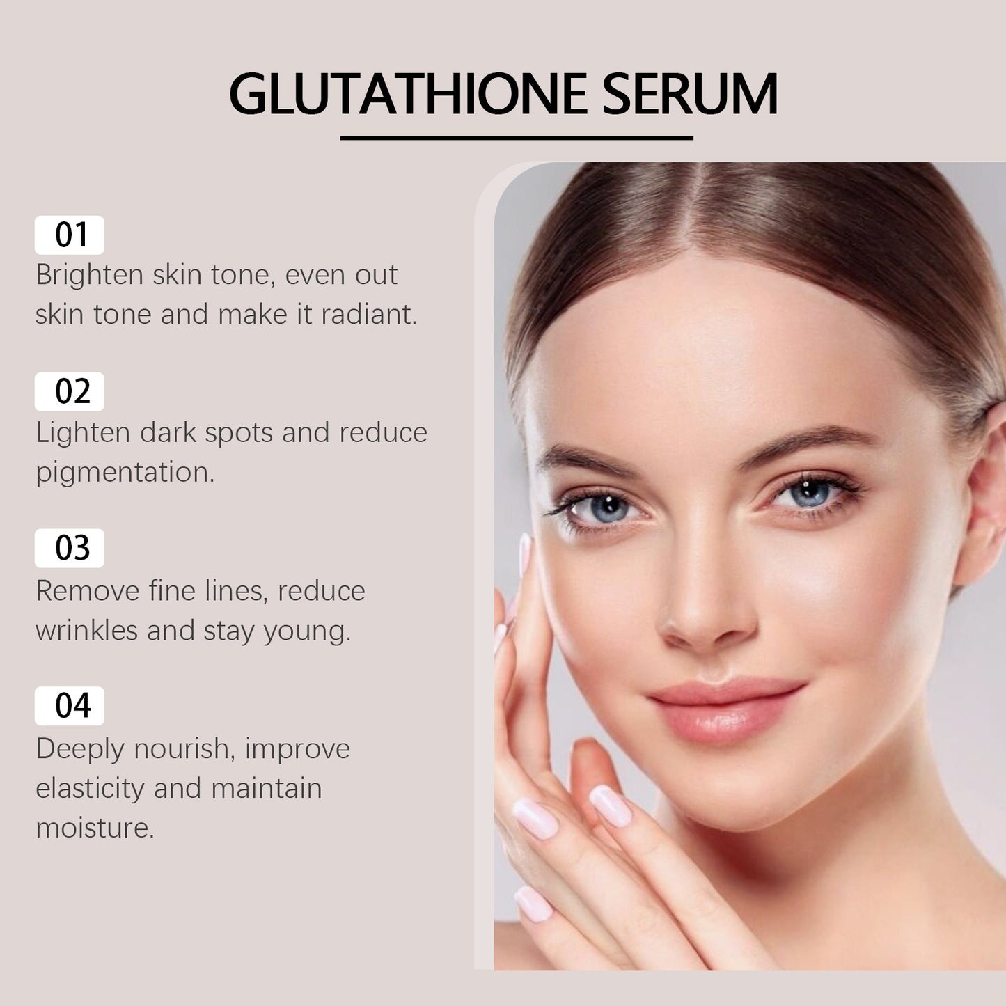 Glutathion Gesichtsserum – Feuchtigkeit & Hautbild-Verbesserung