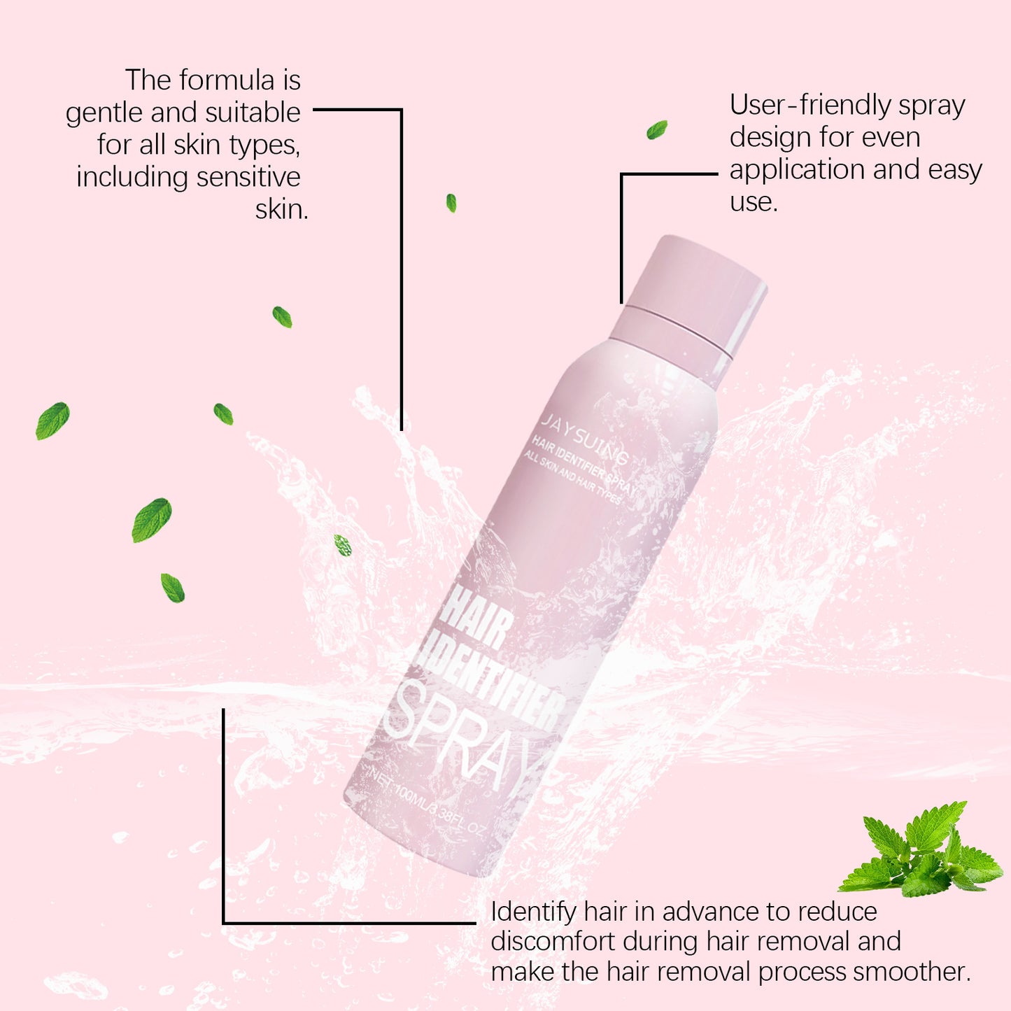 Dermaplaning Spray für glatte Haut