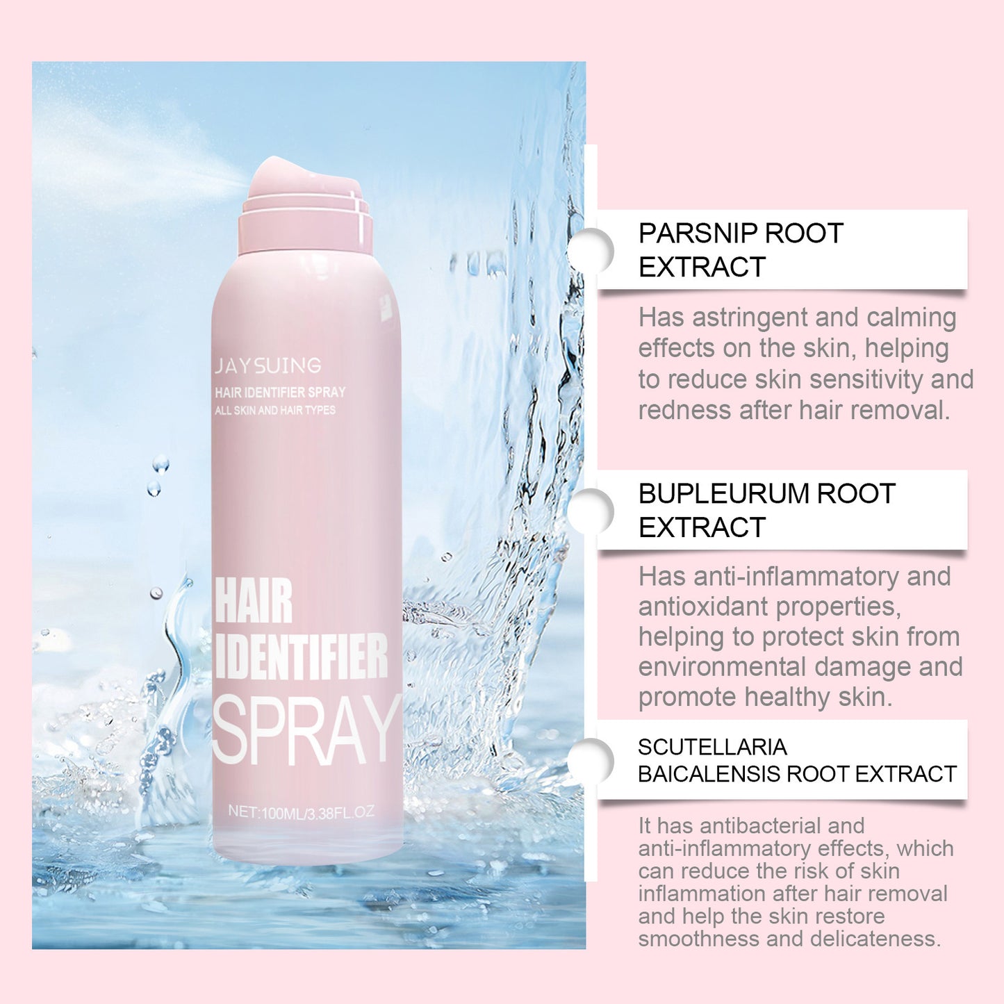 Dermaplaning Spray für glatte Haut