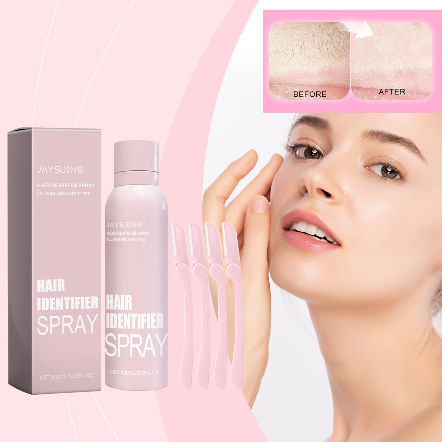 Dermaplaning Spray für glatte Haut
